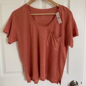 Lou & Grey Softserve Linen Pocket Tee